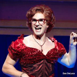  Dan DeLuca brings down the house as Dorothy Michaels in Maine Coast Music Theatre's production of 'Tootsie.' 