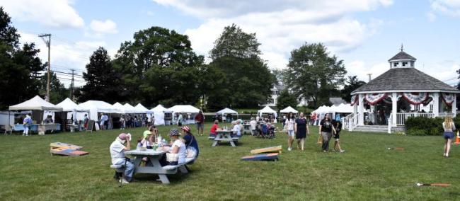 The Fourth of July celebration at the Boothbay Commons. FRITZ FREUDENBERGER/BOOTHBAY REGISTER