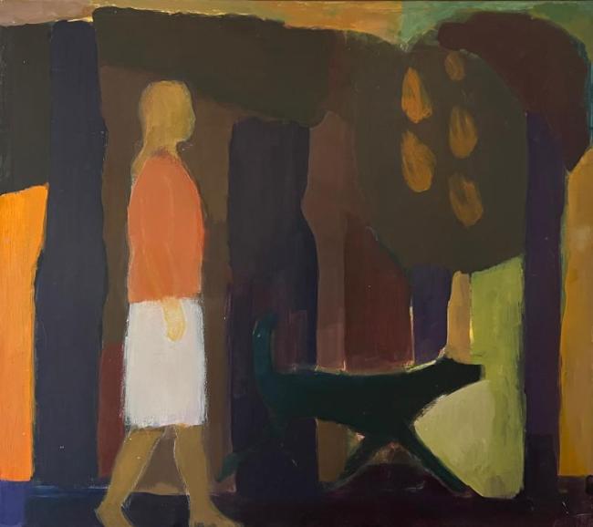"September Walk" by Suzanne Cooney Phillips. Courtesy of The Phillips Family