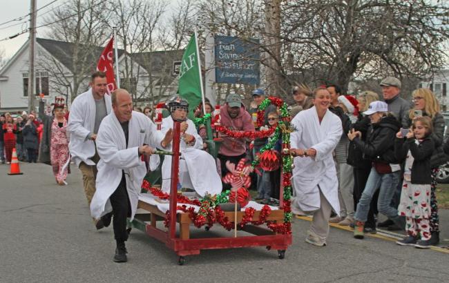 Greenleaf Inn team steering their way to a win. STEVE EDWARDS/Boothbay Register