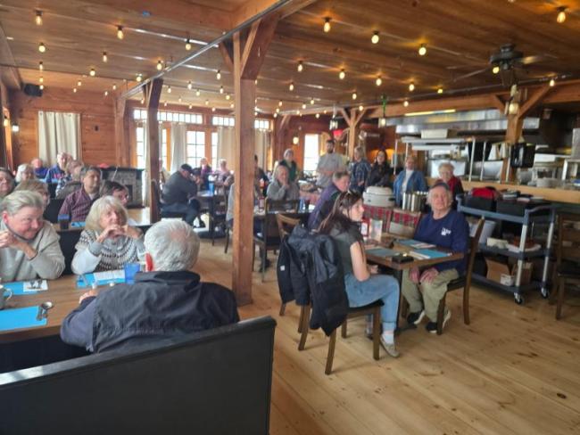 A good crowd at the Feb. 16 Community Lunch. Courtesy photo