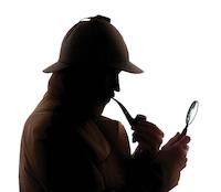 Detective silhouette 