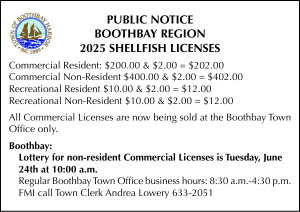 2025 Shellfish Licenses 