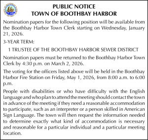 Nomination Papers - Trustee Sewer District