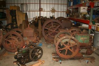 Meixell's workshop is a maze of antique engines once used to operate well pumps and other farm machinery. JOHN MAGUIRE/Wiscasset Newspaper JOHN MAGUIRE/Wiscasset Newspaper Meixell's workshop is a maze of antique engines once used to operate well pumps and other farm machinery. JOHN MAGUIRE/Wiscasset Newspaper JOHN MAGUIRE/Wiscasset Newspaper