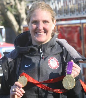 Ellie Logan, two-time Olympic Gold medalist. KEVIN BURNHAM/Boothbay Register
