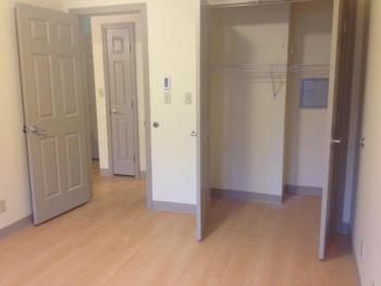Increased closet space is just one of the improvements residents at Campbell Creek Village will appreciate. LISA KRISTOFF/Boothbay Register
