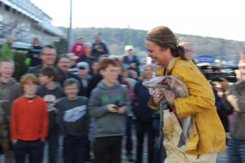 Codfish relay. SUE MELLO/Boothbay Register