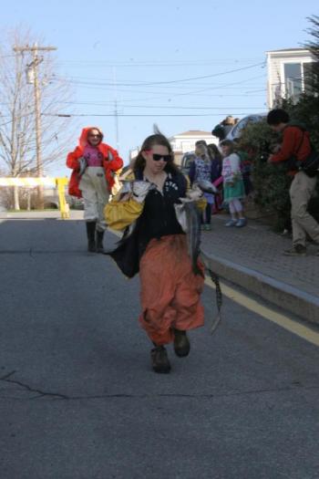 Codfish relay. KEVIN BURNHAM/Boothbay Register Codfish relay. KEVIN BURNHAM/Boothbay Register