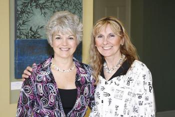 Author Julie Paolini left, and photographer Nance Trueworthy.