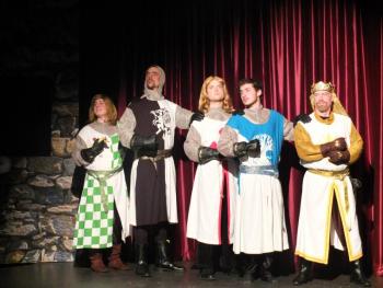 King Arthur and his Knights of the Round Table are ready for danger and to find the Holy Grail. LISA KRISTOFF/Boothbay Register