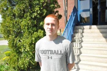 Cormac Miller will suit up for the West team in the 24th annual Maine Shrine Lobster Bowl July 20 in Biddeford. The senior said he is ready to step onto the field with his rivals and try to defeat the East team. BEN BULKELEY/Boothbay Register