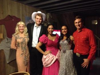 Carousel Music Theater cast, from left, Carissa McCurdy, Grant Jacoby, Teresa Morrison, Maggie Wakim and Scott Mulligan.
