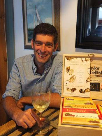 Rowan Jacobsen, an oyster aficionado and award winning author had a quest a to find the perfect oyster. All roads led to Mine Oyster restaurant in Boothbay Harbor.  RYAN LEIGHTON/ Boothbay Register