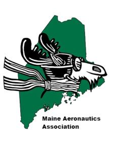 The Maine Aeronautics Association logo. Courtesy of www.wingsoverwiscasset.org