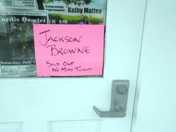 Jackson Browne at the Opera House at Boothbay Harbor July 10. GARY DOW/Boothbay Register