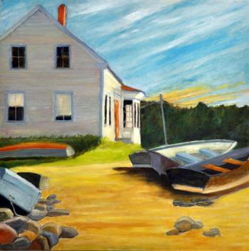 "Monhegan III," by Hati Modr at the Stable Gallery