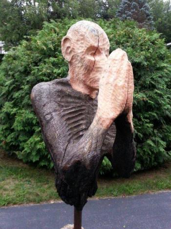 Side view of Satyagraha by Douglas Gimbel. Courtesy of  Douglas Gimbel