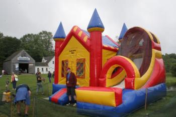 The inflatable castle. KEVIN BURNHAM/Boothbay Register