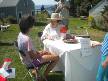 The circus fortune teller. Courtesy of Tara Hire
