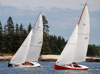 Two examples of the Boothbay Harbor One Design. Courtesy of Sally Twinem
