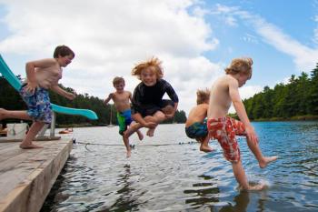 Boys and girls can spend their last days of summer vacation at a five-day camp at Chewonki. Courtesy of Chewonki