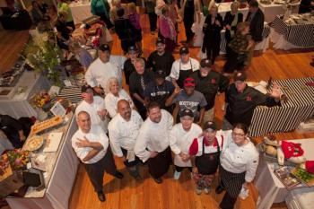The chefs of the 2012 Claw Down went head-to-head to see who could come up with the best lobster bite. This year, 19 chefs will again face off to see who can make the best dish. Courtesy of Ted Axelrod