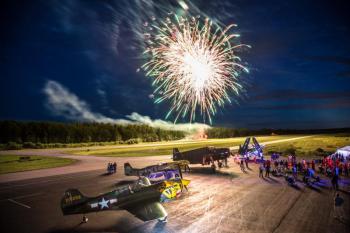 Fireworks end “Wings Over Wiscasset” with a bang on August 6. Courtesy of Dave Cleaveland/Maine Imaging/www.maineimaging.com Fireworks end “Wings Over Wiscasset” with a bang on August 6. Courtesy of Dave Cleaveland/Maine Imaging/www.maineimaging.com