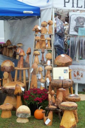 Handmade crafts are a staple of the Fall Foliage Festival. File photo