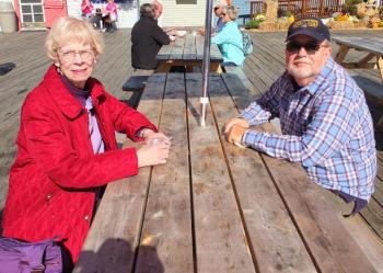 Ken and Marge Szaroleta from Kemblesville, Pa. SUZI THAYER/Boothbay Register