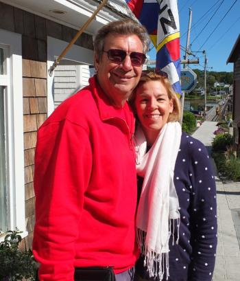 Terry and Linda Pettit from Cincinnati, Ohio. SUZI THAYER/Boothbay Register