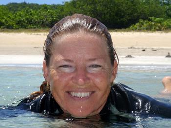 Ann Gracie snorkling in the Virgin Islands. Courtesy of Rik Allen and Ann Gracie Ann Gracie snorkling in the Virgin Islands. Courtesy of Rik Allen and Ann Gracie