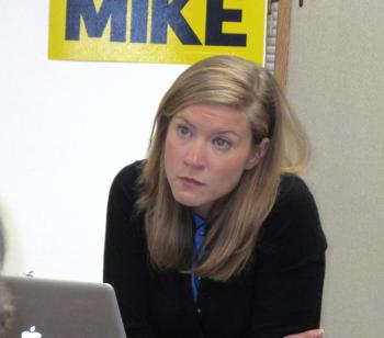 Lizzy Reinholt, Communications Director for Mike Michaud's gubernatorial campaign