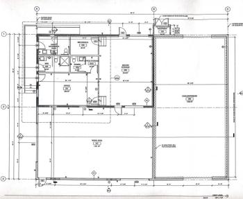 The approved layout of the new Harbor Bait building.