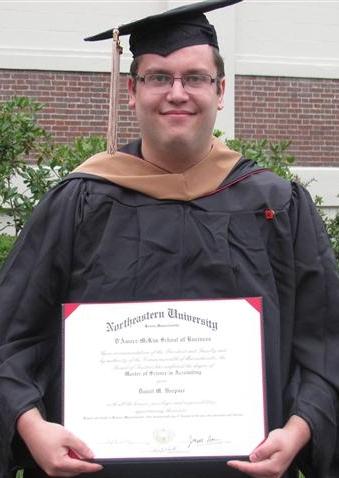 Daniel Hoepner, a 2008 graduate of Wiscasset High School, recently graduated from Northeastern University in Boston. Daniel received a master’s degree in accounting and a bachelor’s degree in business administration. Daniel is the son of Karen Hoepner of Wiscasset and Thomas Hoepner of Newcastle and the grandson of David and Priscilla Lemar of Dresden. Daniel has moved to New York City where he has started his career at Floyd Advisory, a forensic accounting firm in Manhattan. Courtesy of Karen Hoepner