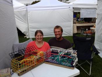 Krystle and Christopher Hodgdon. JOE GELARDEN/Boothbay Register