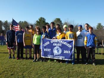 The Boothbay boys team also brought home the Western Class C Good Sportsmanship Award. RYAN LEIGHTON/Boothbay Register 