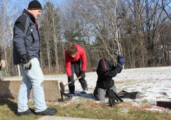 Photo of Bill Burge, Ray Perry and Patrick Conlin