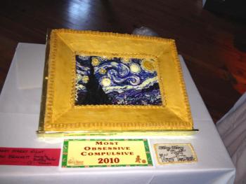 Susan Brackett's “Starry, Starry Night” 2010 winner in its own category. Photo by MIKE MARR/Boothbay Register Brackett