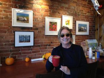 Photo of Suzi Thayer at Red Cup Cafe