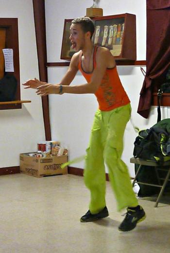 Shane “Snookie” Hatcher grooves to the beat. KATRINA CLARK/Boothbay Register