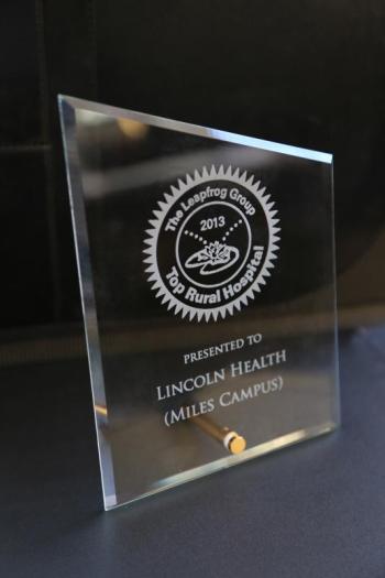 The Top Hospital Award designation is the most competitive hospital quality award in the United States. Courtesy of Scott Shott Award
