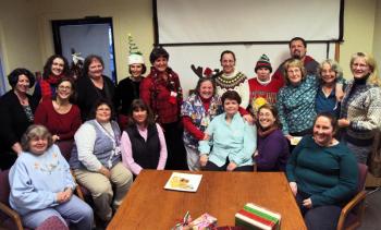 High patient satisfaction scores and strong skills in managing multiple chronic diseases are among the reason Miles & St. Andrews Home Health & Hospice was recently named a Top Home Health Agency by HomeCare Elite. The Miles & St. Andrews team is pictured at their holiday party. Courtesy of Alan Crowell Home Health