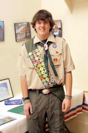 Sherman Brewer, Troop 238’s first Eagle Scout. Courtesy of Leisha MacDougall Brewer