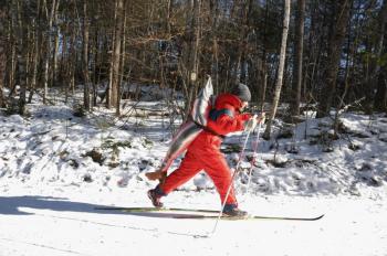 salmon skiing