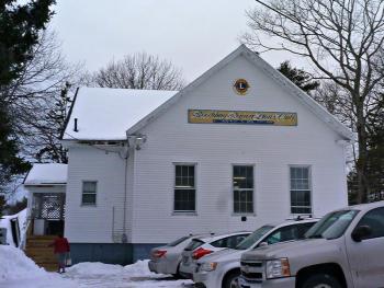 The Lions Clubhouse on Lakeview Road. KATRINA CLARK/Boothbay Register