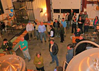 Winners of the silent auction are announced. KATRINA CLARK/Boothbay Register