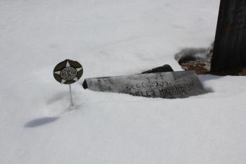 Photo of war memorial marker