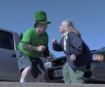 Leprechauns know how to boogie. RYAN LEIGHTON/Boothbay Register