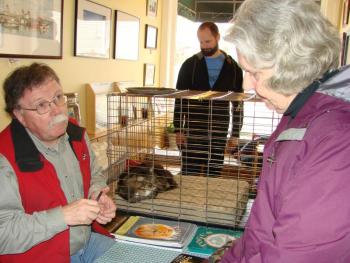 Don Carrigan, Jill Cooney, Wally the cat